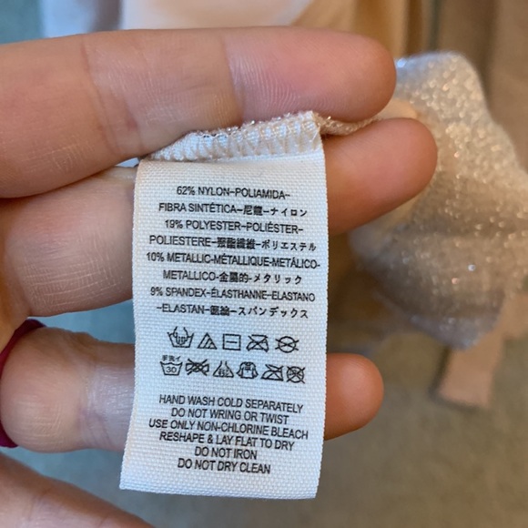 Free People One More Time Lurex Wrap Dress Size Extra Small - Picture 6 of 9